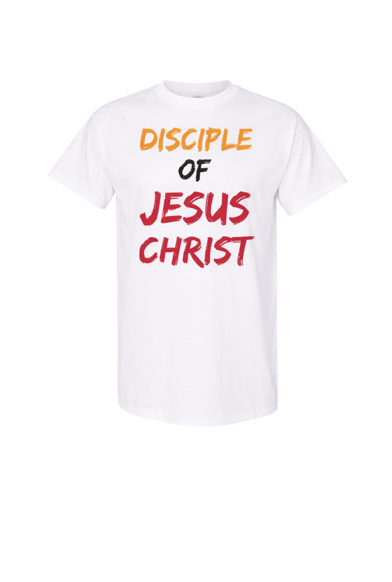 Disciple of Jesus Christ - White/Red/Black/Gold Unisex Tee